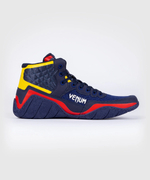 Борцовки Venum Elite Blue/Yellow