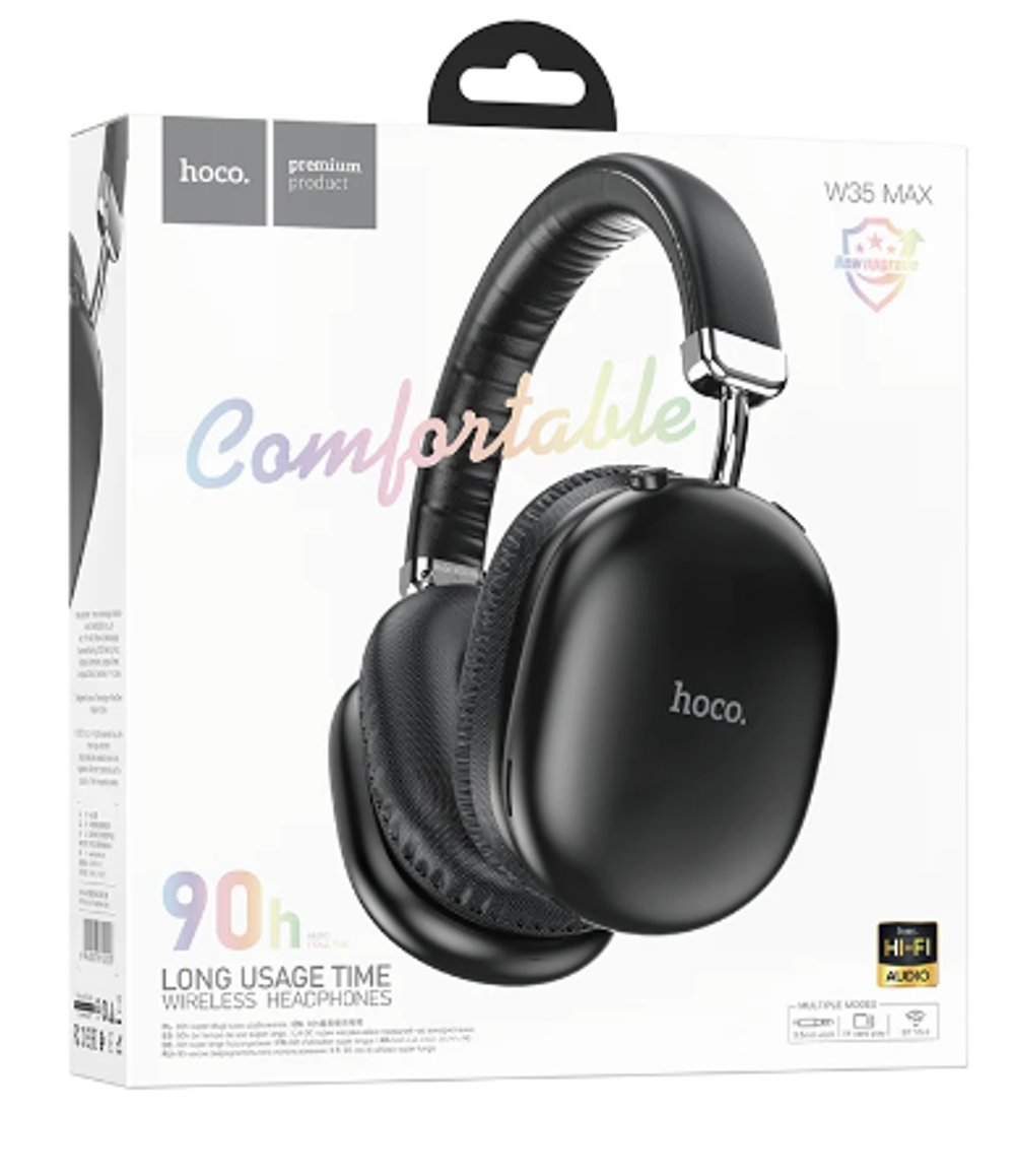 Полноразмерные Bluetooth наушники HOCO W35 Max App (черный)