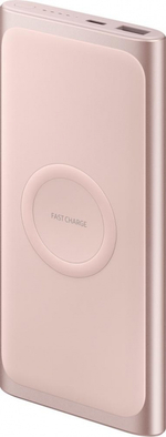 Внешний аккумулятор Samsung EB-U1200CPRGRU 10А∙ч с беспр.зарядкой, розовое золото