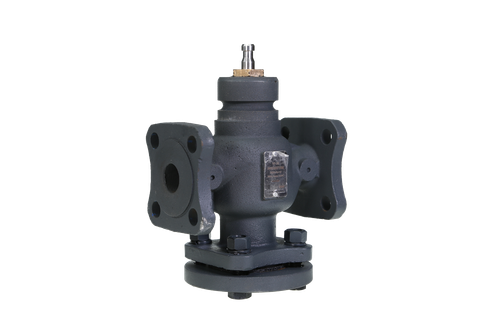 Клапан регулирующий VF-2R фланцевый, для применения с приводами ARV(E)-1000R, регулируемая среда – вода, PN = 16 бар, Тмакс. = 130 °С, материал – чугун, Ридан, Россия