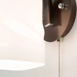 Citilux Берта CL126312 Бра с выключателем Венге Хром