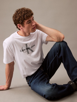 Футболка Calvin Klein Jeans Monogram Logo Brilliant White