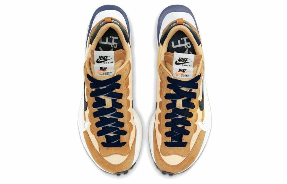 Кроссовки Sacai X Nike Vaporwaffle Sesame And Blue Void