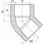 Уголок 50 45 град. EVER® plast  СЕРЫЙ (Россия)