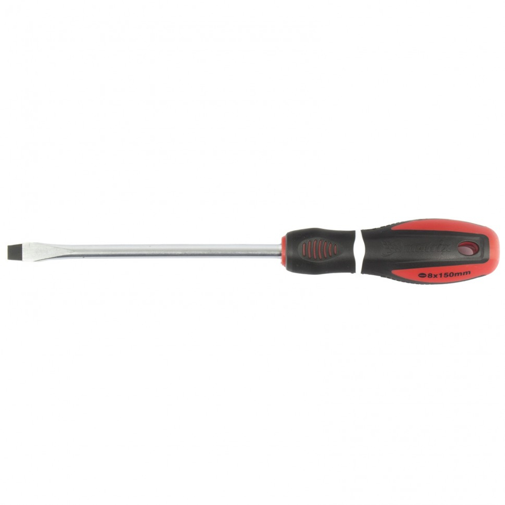 Отвертка "Era", SL8 х 150 мм, CrV, трехкомпонентная рукоятка Matrix