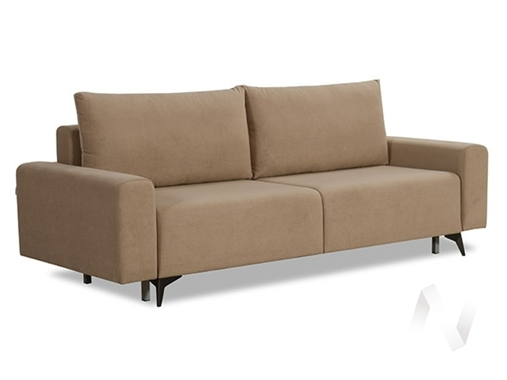 Диван прямой Халиф (БД) Modus 03 (велюр бежево-коричневый)