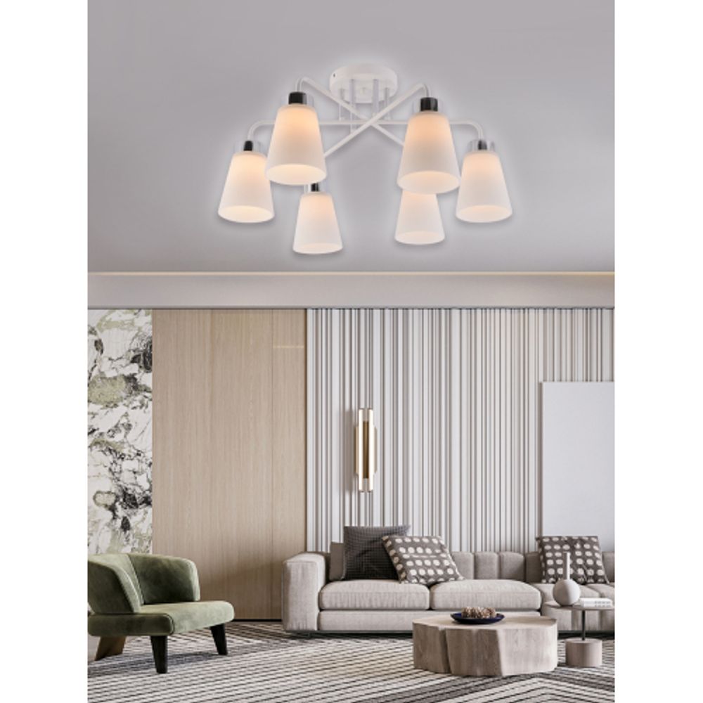 Люстра Rivoli Miley 9192-306 6хЕ27 60 Вт модерн | Лайт