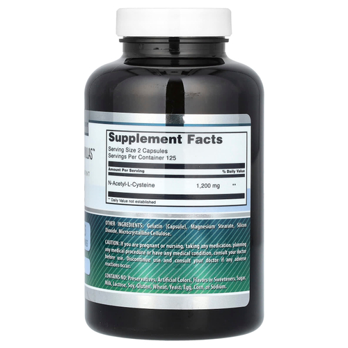 Amazing Nutrition, NAC, 250 капсул (600 мг в 1 капсуле)