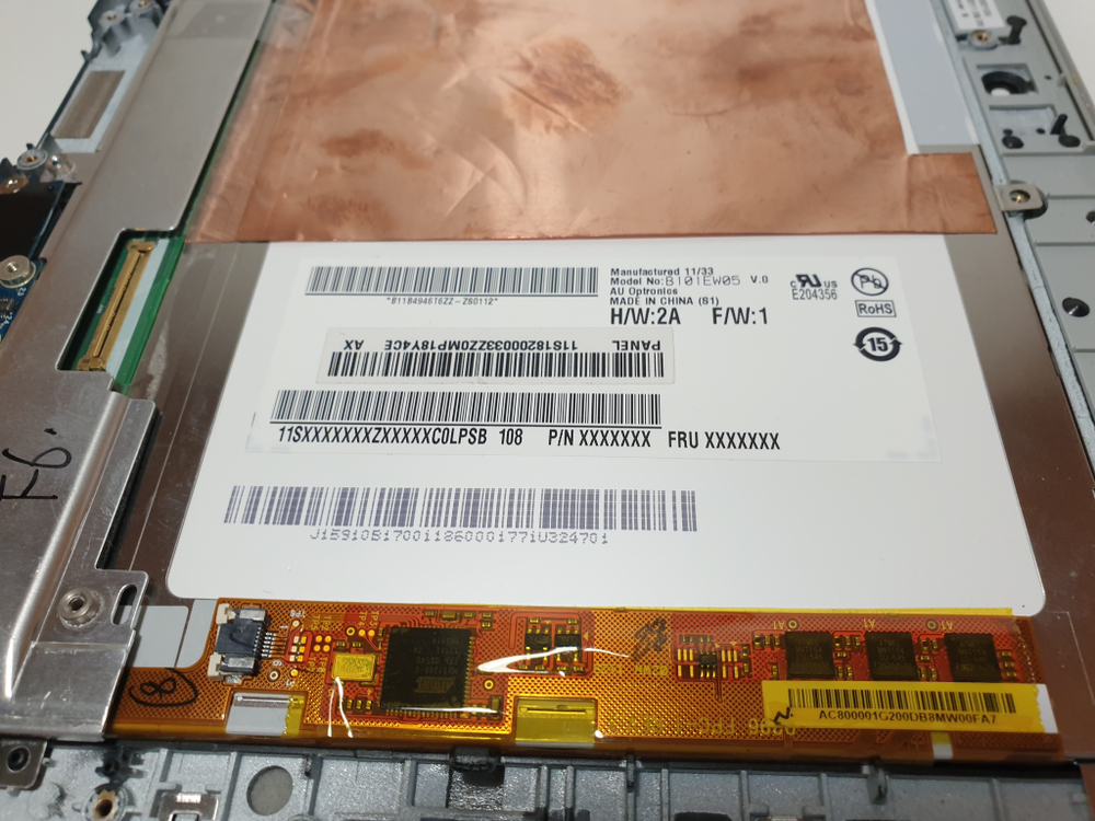 Тачскрин в сборе Lenovo IdeaPad Lynx K1 1304