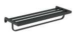 Полка для полотенец 600 мм нерж. сталь VERONA 16843.N чёрный