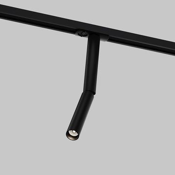 Трековый однофазный светодиодный светильник 6W 3000К TR142-1-6W3K-B чёрный Focus T Unity Maytoni