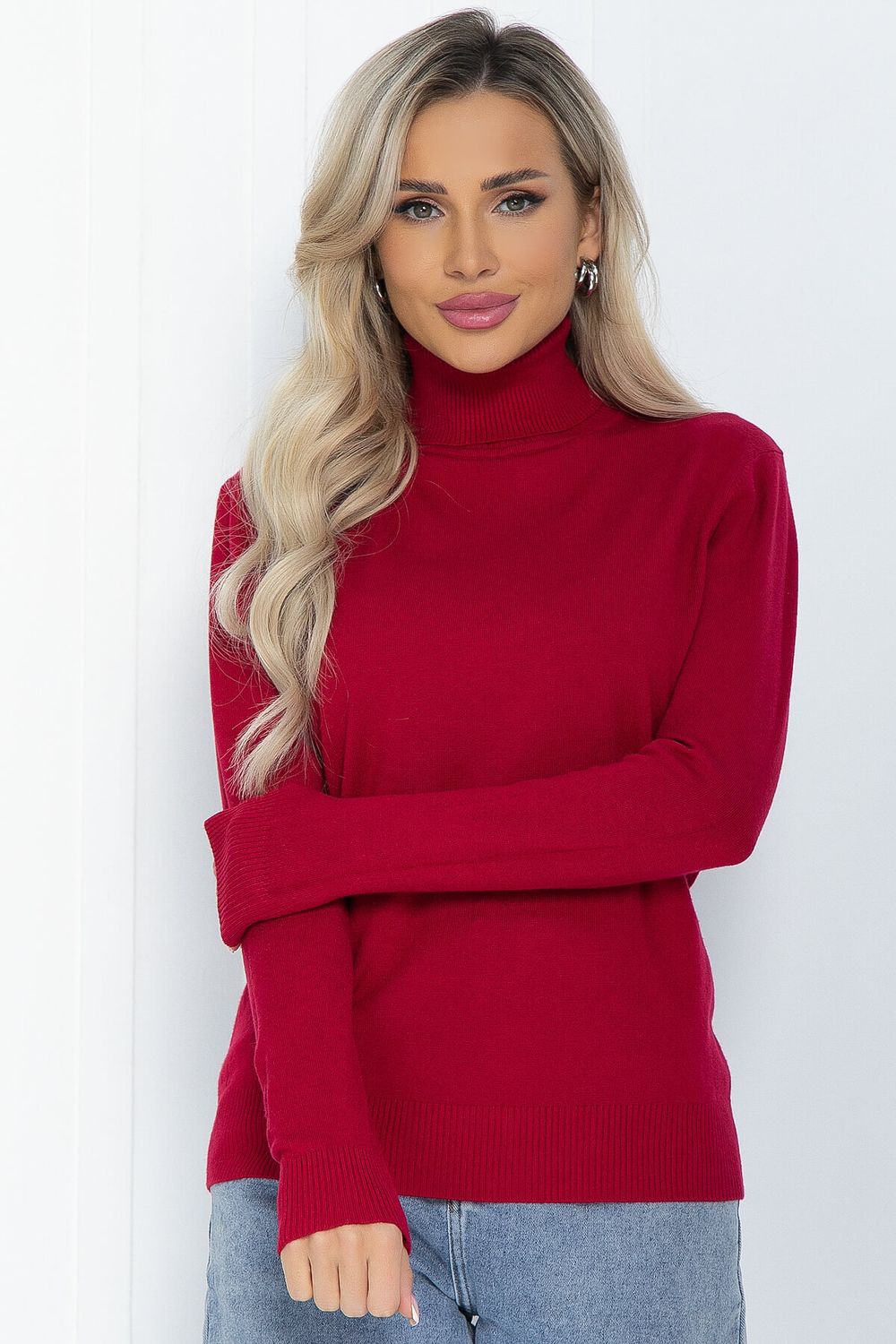 Водолазка Зимняя история (красная) Б14521-20М LT Collection