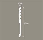 Cosca Decor. Панель RP019, 156х12x2800мм, Экополимер