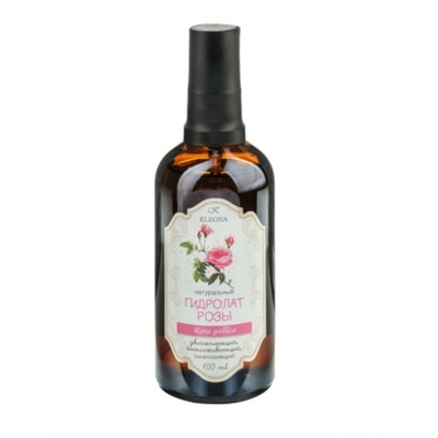 Гидролат для лица и волос Kleona Розы увлажняет, смягчает и успокаивает кожу 100 мл