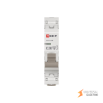 Автоматический выключатель 1P 20А (C) 6кА ВА 47-63N EKF PROxima