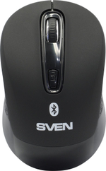 SVEN Wireless Optical Mouse &lt;RX-575SW  Black&gt;  (RTL) USB 4btn+Roll