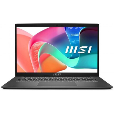 Ноутбук MSI Modern 14 F1MG Core 5 120U 14" FHD (1920*1080), IPS, 16GB, 512GB SSD, Intel Graphics, Win11Pro, Urban Silver
