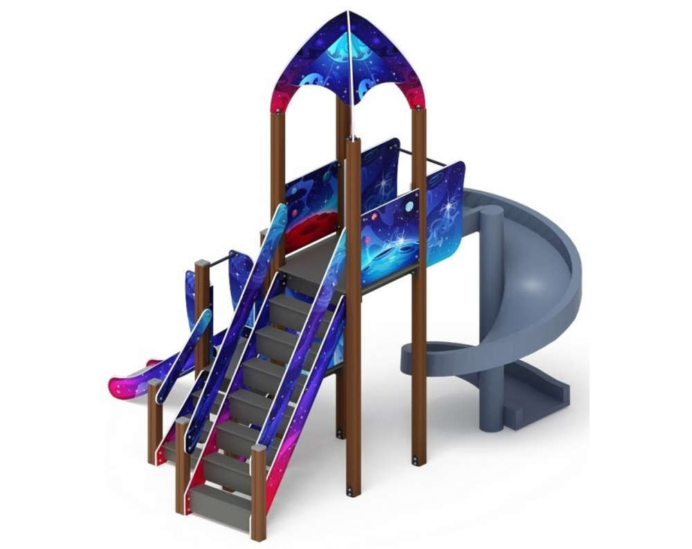 Игровой комплекс Космопорт Космос ДИК 2.14.04-02 H=750 H=2000