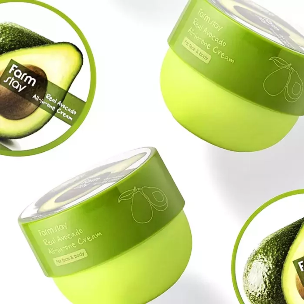 Универсальный крем для лица и тела с авокадо FarmStay Real Avocado All-In-One Cream