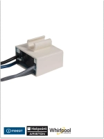 Тепловой предохранитель ПТР-103 (термореле или дефростер, 2 провода, с колодкой) для холодильника Indesit с функцией No Frost 276886 (C00276886)