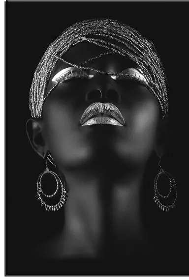 Постер "Девушка в серебре"