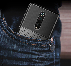 Чехол для Xiaomi Mi 9T (9T Pro, Redmi K20, K20 Pro,K20 Pro Premium) цвет Black (черный), серия Onyx от Caseport