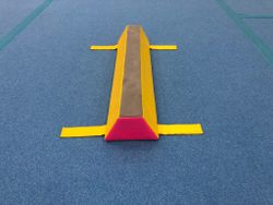 Мягкий модуль гимнастический - "Бревно трапеция"