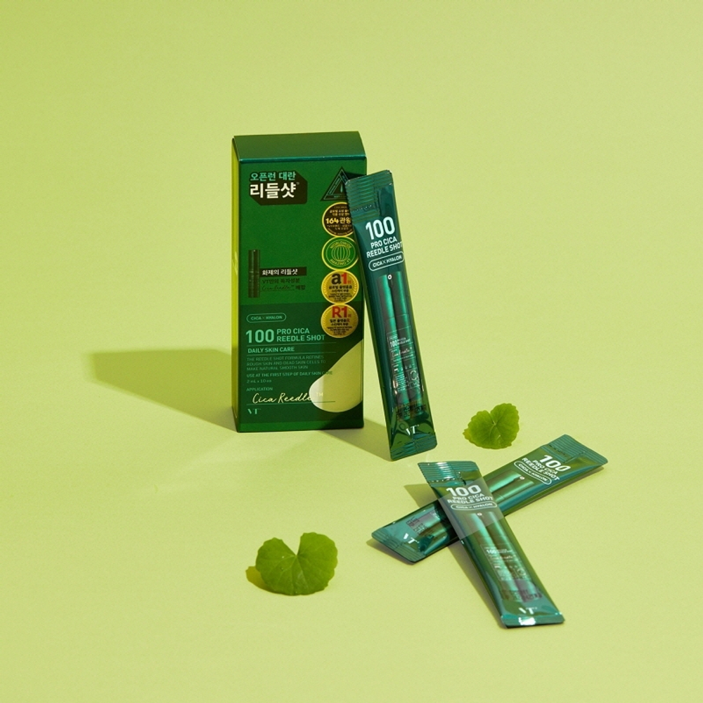 VT Cosmetics Pro Cica Reedle Shot 100 Daily Skin Care 10шт