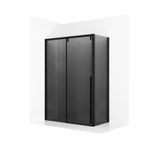Душевое ограждение Ambassador Intense 110022205IBB-110IBB (160х110х200) прямоугольник,черный,стекло тонированное,раздвижная,2 места