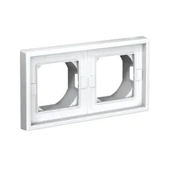 Рамка 2-м ArtGallery IP44 бел. SE GAL440102