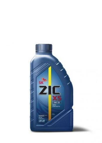 Масло моторное полусинтетическое  ZIC  X5 5W30 SP/GF-6 1 л