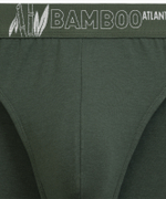 Мужские трусы слипы спорт Atlantic, 3 шт. в уп., бамбук, зеленые + черные+ сине-зеленые, 3MP-213