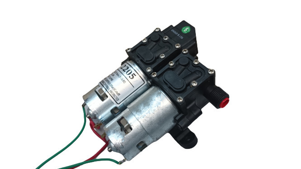 Насос диафрагменный двойной 7,5 л/мин к электрическому опрыскивателю, 12в