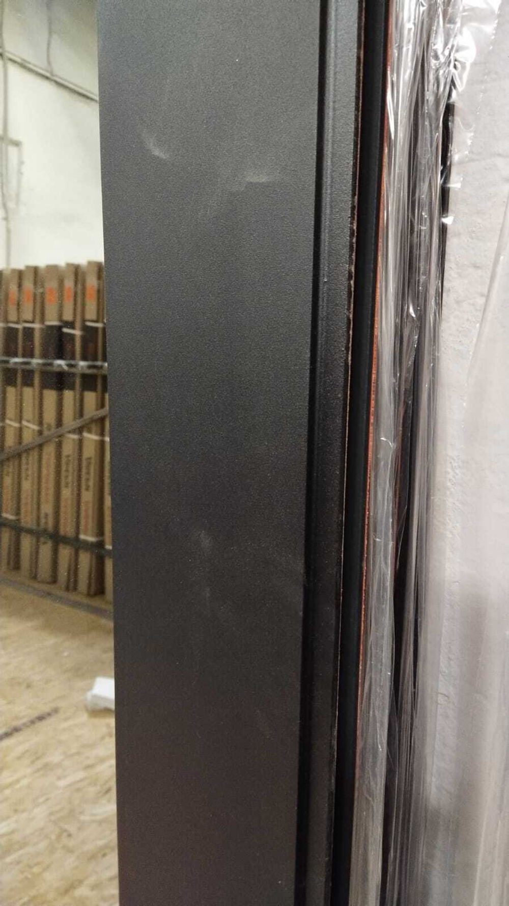 Дверь Входная Лабиринт INFINITY С зеркалом Максимум с тонировкой Черный кварц