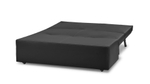 Диван Лорт Galaxy Black 182*100*86 см, Черный Экокожа Аккордеон Фиеста