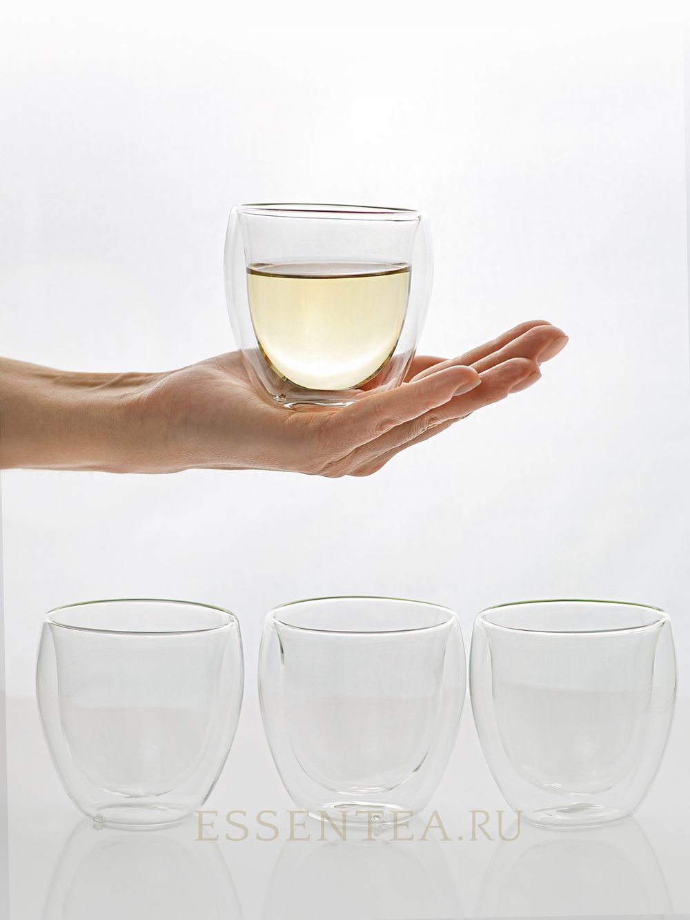 стеклянная чашка из боросиликатного стекла