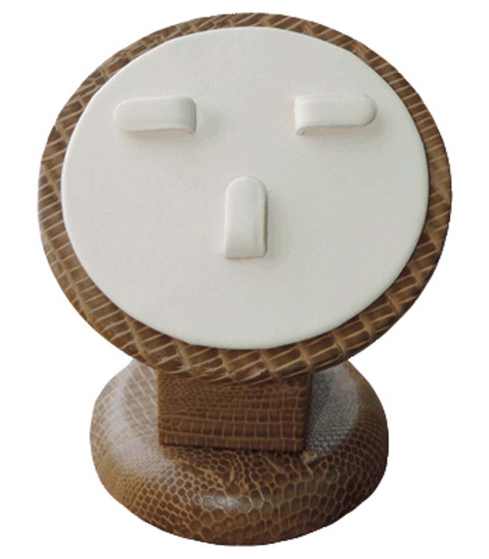 Подставка для гарнитура/круглая/3 язычка/накладка/ножка/основание