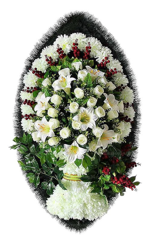 Похоронный венок «Элитный №18» (140 см)
