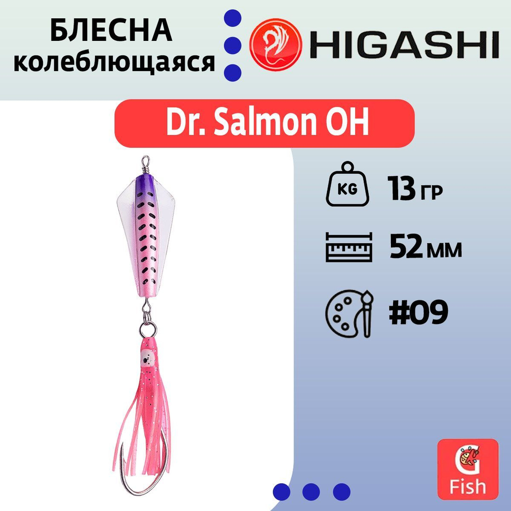 Блесна колеблющаяся Dr. Salmon 26g #21