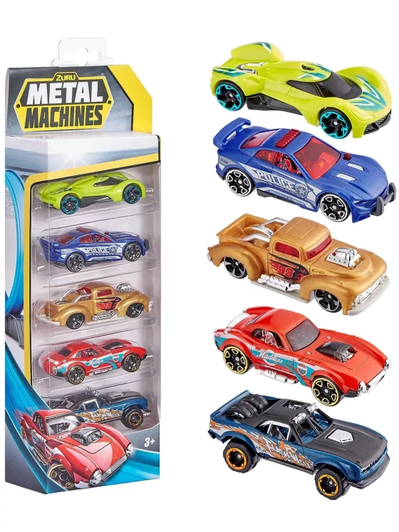 Набор машинок Metal Machines 5 шт