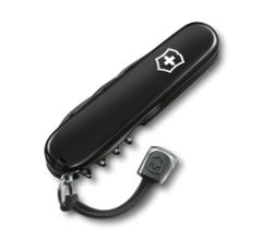 Нож Victorinox Spartan, 91 мм, 12 функций, черный