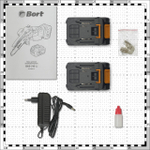 Пила цепная аккумуляторная BORT BKS-216-Li (2x2Ач+ЗУ)