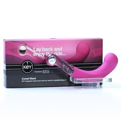 Женский фаллоимитатор для точки G Key by Jopen Comet G Wand Pink (Цвет: розовый)