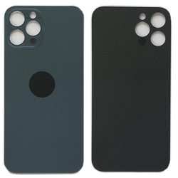 Задняя крышка для Apple iPhone 12 Pro Max Синий (стекло, широкий вырез под камеру) - Премиум