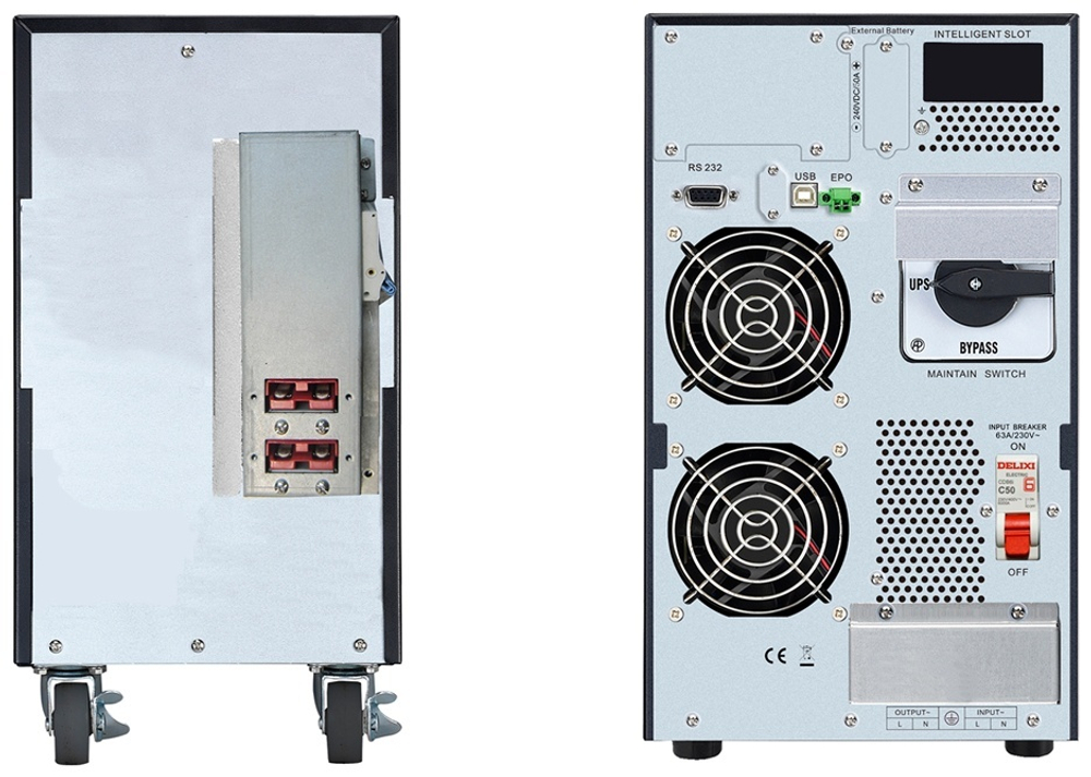 Источник бесперебойного питания APC by Schneider Electric SRVS10KIL (SRVSPM10KIL+SRVS240BP-9A)