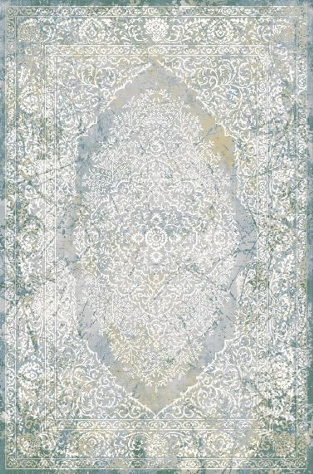 Ковер GINZA 0.8*1.5 дизайн 0139BA BLUE / GREEN