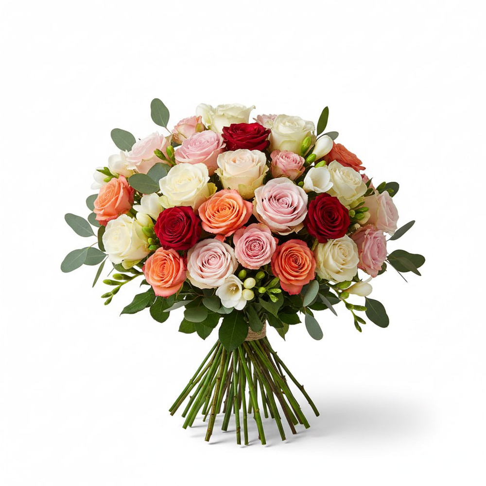 Букет из микса роз