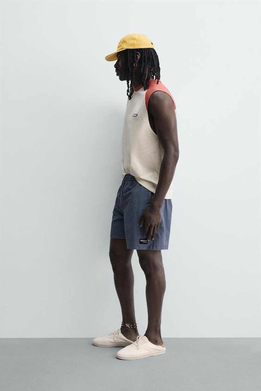 ZARA X PUKAS SURF ДЛИННЫЕ ПЛАВКИ, СИНИЙ
