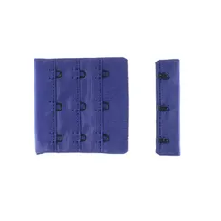 Застежка с крючками ультрамарин 3 ряда (цв. 1547), 57*55 мм