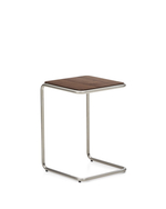 Приставной столик Tarsel из орехового шпона и стали